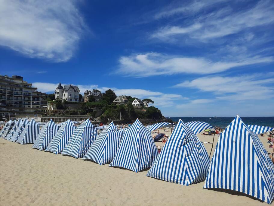 Le Jacaranda-A 2 Min De La Plage, Hyper Centre De Dinard, Vue Mer De La Fenetre Eksteriør bilde
