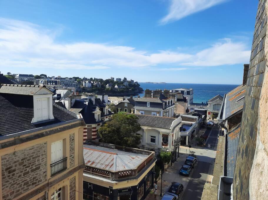 Le Jacaranda-A 2 Min De La Plage, Hyper Centre De Dinard, Vue Mer De La Fenetre Eksteriør bilde
